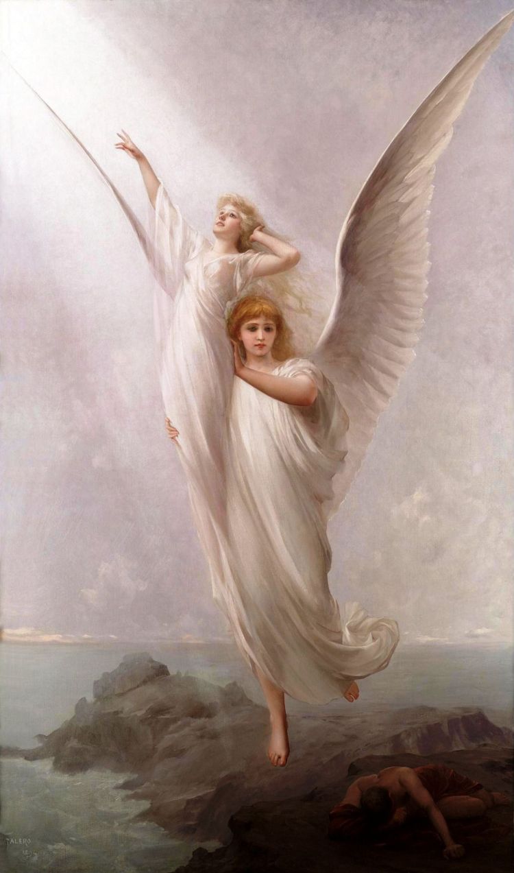 The Human Soul - Luis Ricardo Falero.1894